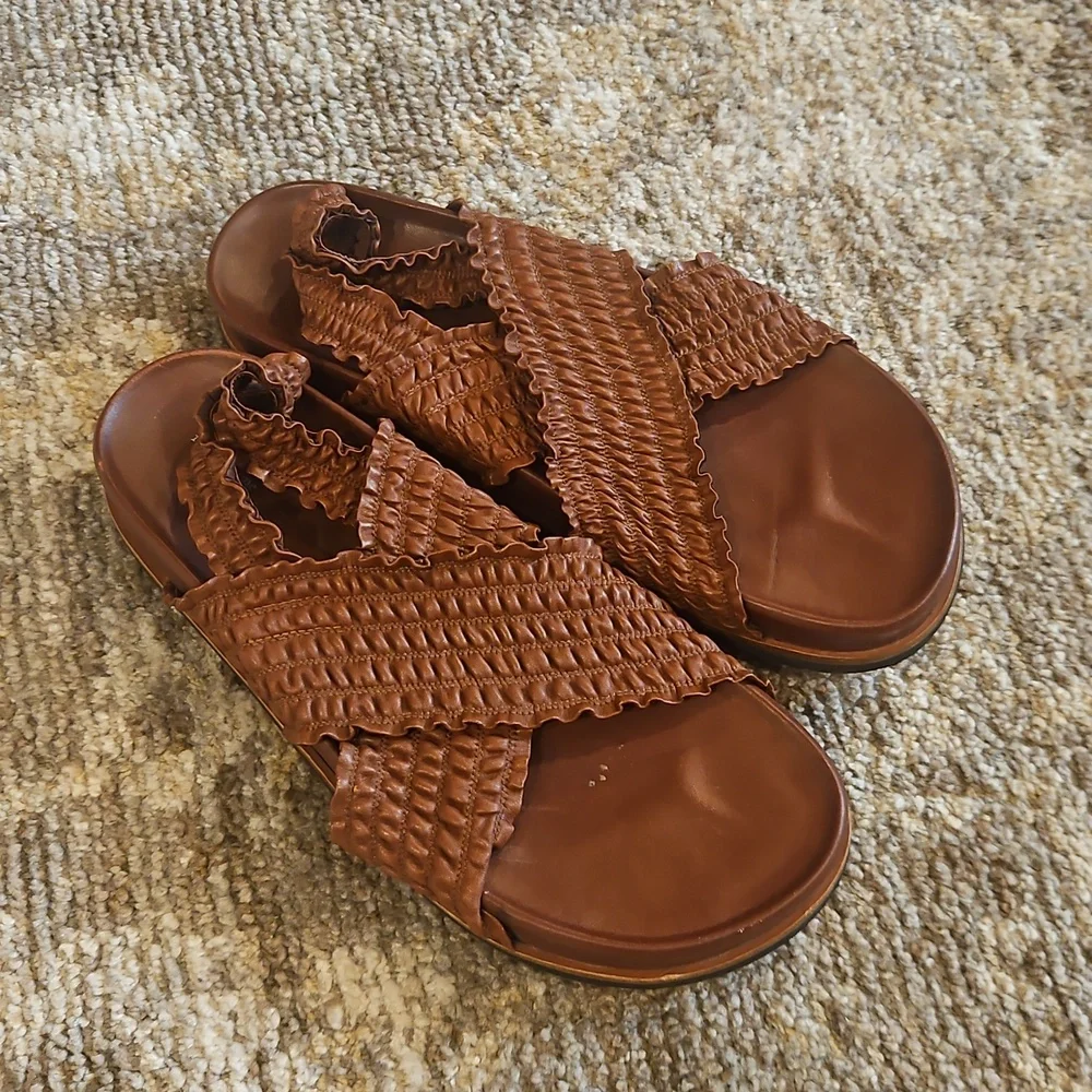 rag & boneBailey Leather Cross-Strap Sandals - Picture 3 of 7